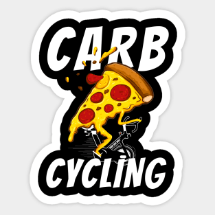Pizza Carb Cycling Sticker